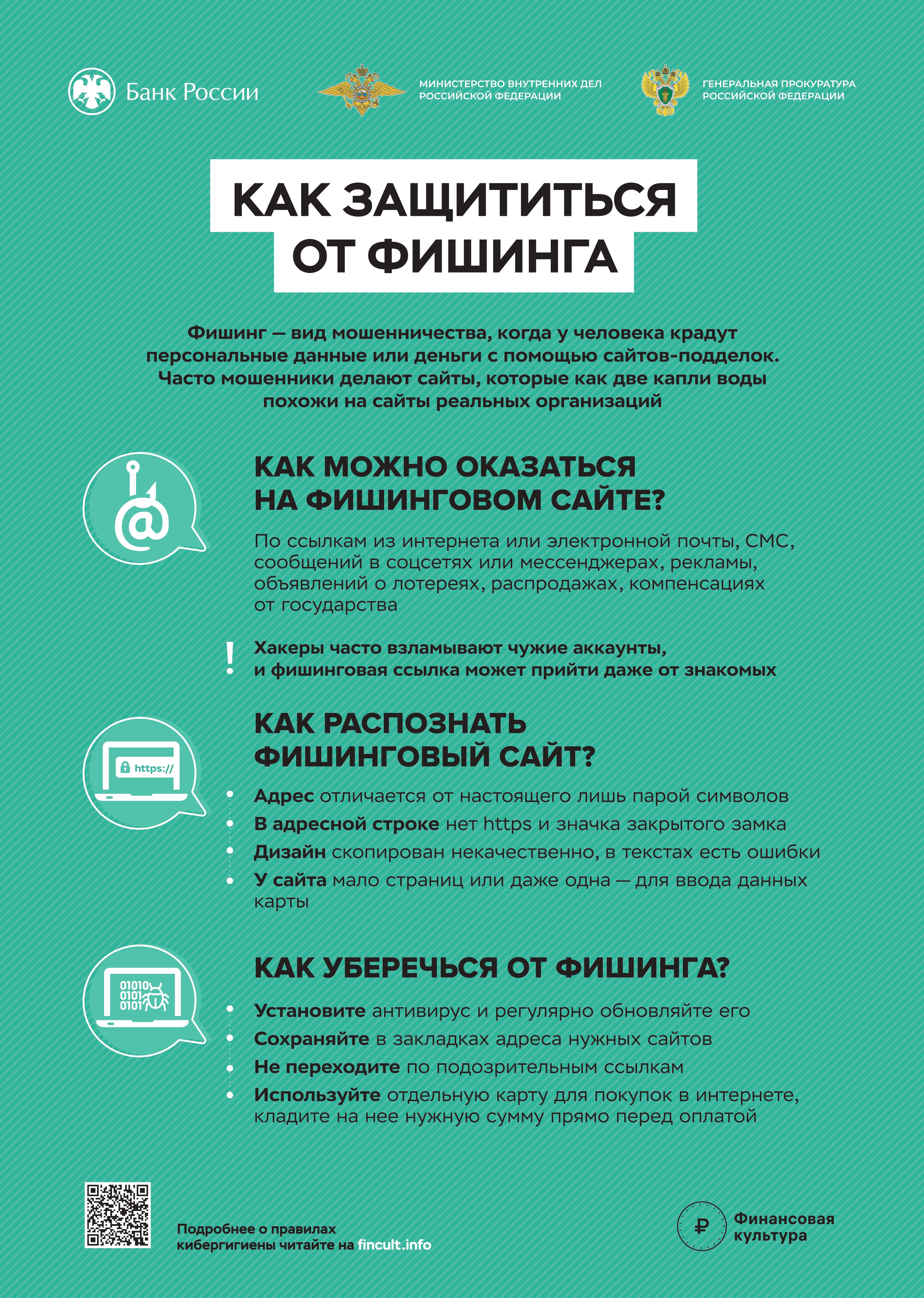 Как уберечься от фишинга.